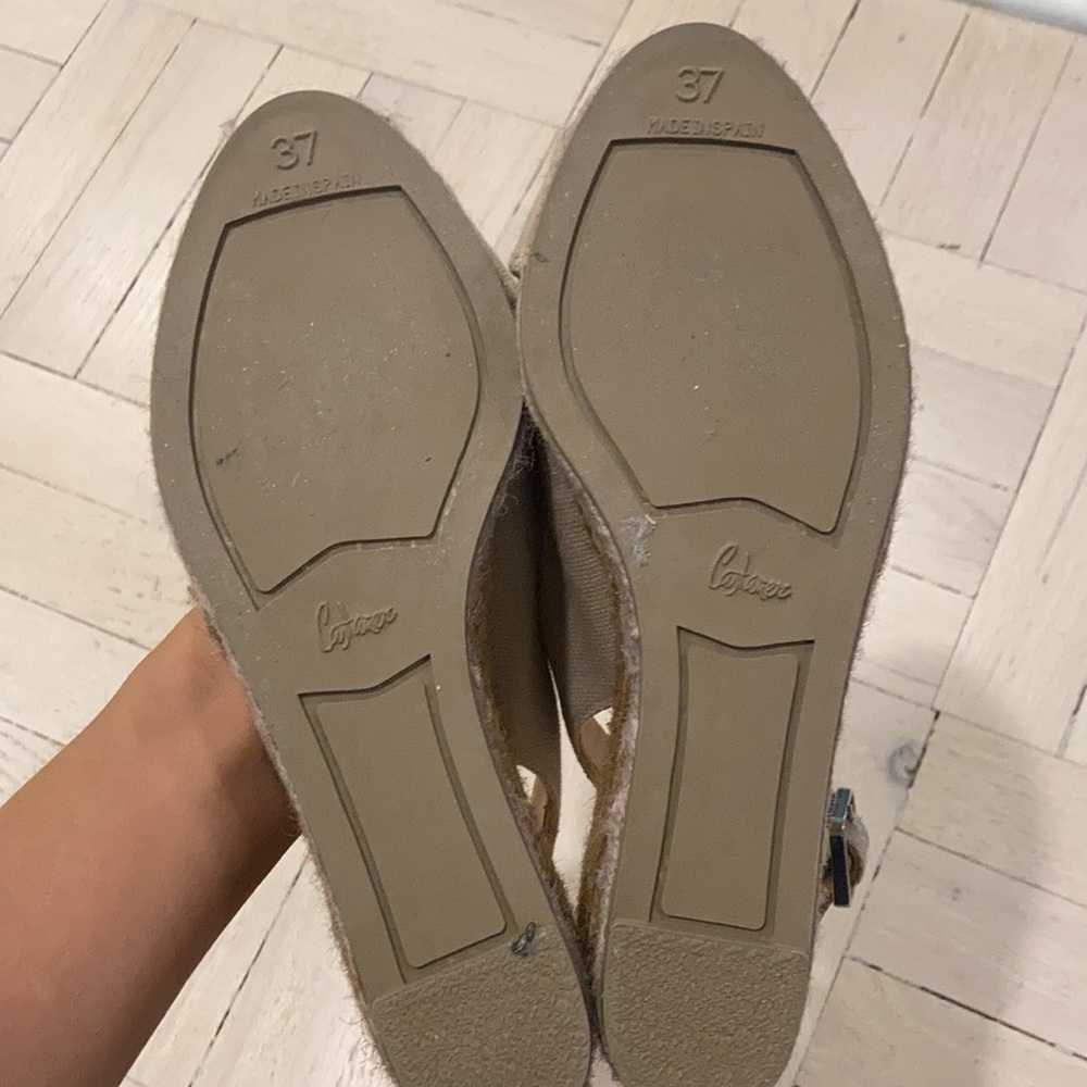 Castaner Beige Espadrille Wedge Sandals - Picture 4 of 6